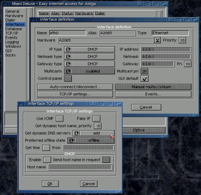 Netzwerk-Interface definieren, Fortsetzung (Bild: Chain-Q)